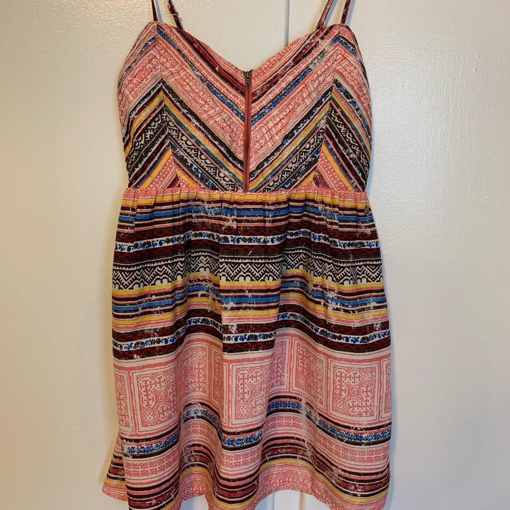 Roxy summer dress with zipper detail